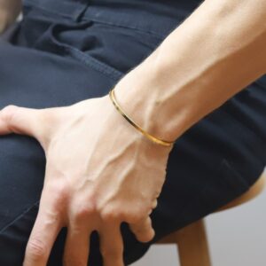 Bracelete de Aço Dourado