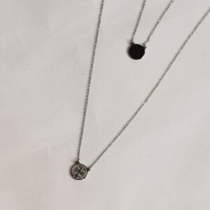 Escapulário de Aço Inoxidável Mini São Bento